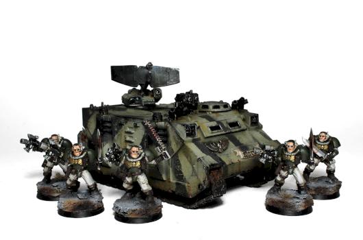 Damocles Command Vehicle with Scouts by ThirdEyeNuke