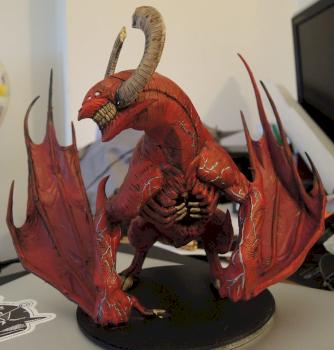 Kingdom Death - Dragon King - Front by Disel91