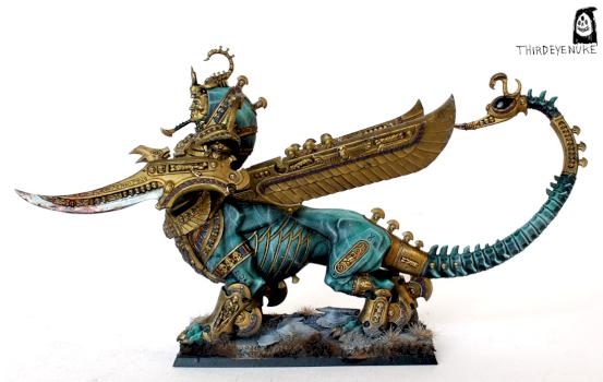 Tomb Kings Necrosphinx by ThirdEyeNuke