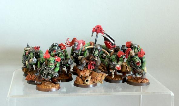 Ork 'Ard Boyz by actionape