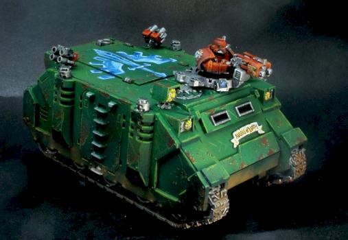 Dark Angels Rhino by Pahaere