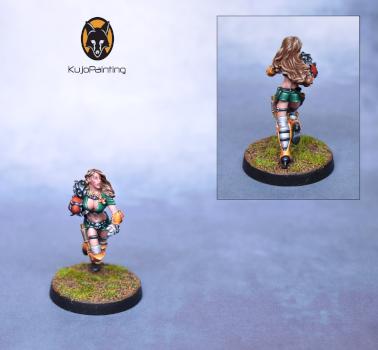 Sara - Bloodbowl Starplayer from Willy Miniatures by KujoPainting