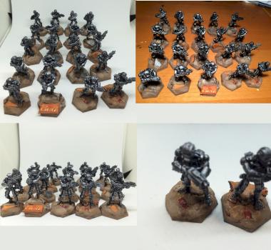 20 Terminator Robots (Copplestone Castings) by Byteknight