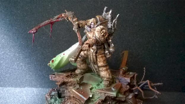 Mortarion Primarch of the Death Guard by DantesPainting