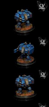 Ultramarines Dreadnought by CustodianValdor