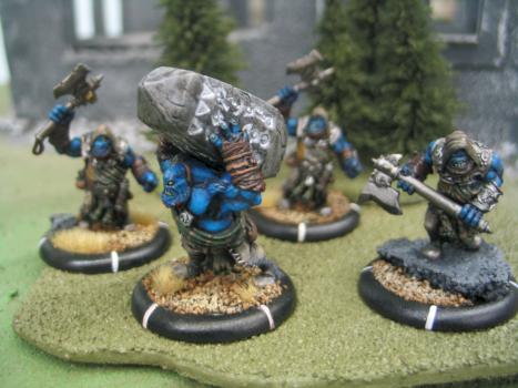 Trollbloods Krielstone Bearer & Scribes by tchicken