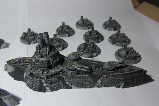 Dystopian Wars: Russian Battleship by TheIronSoldier