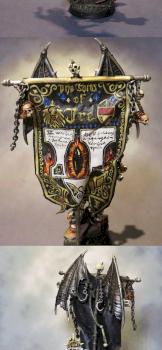 Chaos Space Marine with Standard by TheWarmastersRevenge
