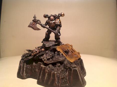 Warsmith honsou, with magnetised display base by Tomcat31