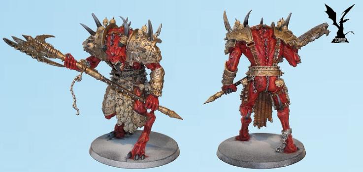Khorne Greater Daemon by DragoNik