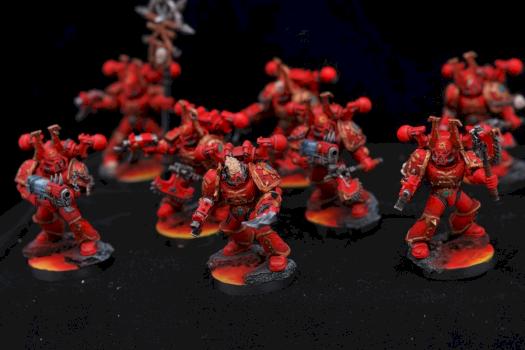 World Eaters Space Marine squad #1 by Tai