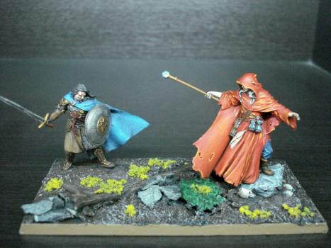 mage vs fighter (up) by heliah
