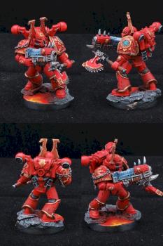 World Eaters Space Marine squad #1 Plasma gunner by Tai