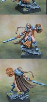 Viking girl by Theminiaturepainter