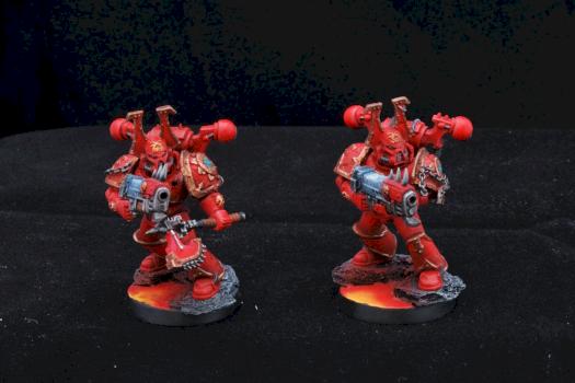 World Eaters Space Marine squad #1 Plasma gunners by Tai