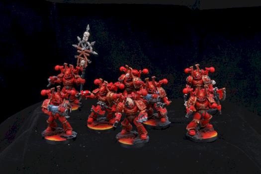 World Eaters Space Marine squad #1 by Tai
