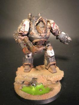 Black Templar Space Marine Relic Contemptor Dreadnought by klint