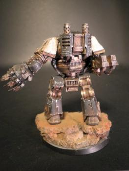 Black Templar Space Marine Relic Contemptor Dreadnought by klint