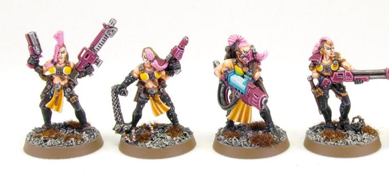 Necromunda Escher Gang (Part 3 - Heavy, Gangers, Juve) by richardvan