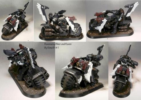 Ravenwing Biker and pet by Elmo9141