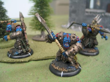 Trollblood Light Warbeast Axer & Impaler by tchicken