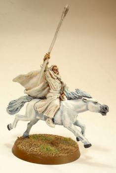 Gandalf on Shadowfax by draconadonid