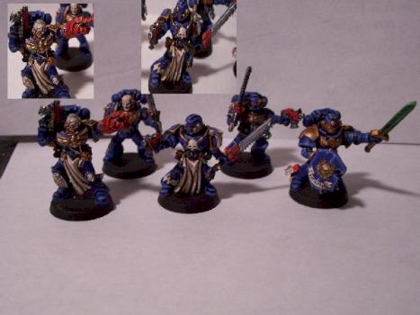 Space marine command squad by BubaFett