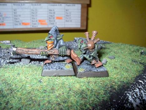 Night Goblin Squig Herders by kopjan1990