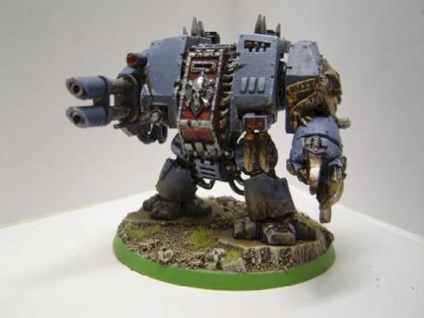 Dread vénérable space wolf --vue de face-- by XeNoWolF