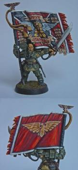 Jerran Kell Cadian Banner bearer by Piotrkov
