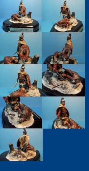 A Roman Winter in Germania - Diorama by thistledoo minis