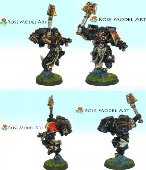 Space Marine Jump Pack Chaplain by Rose Model Art