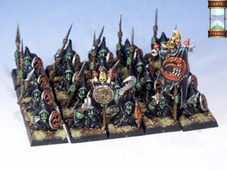 night goblin regiment by techanu