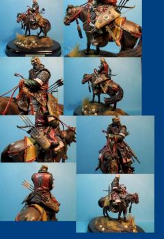 Genghis Khan - 90mm Pegaso by thistledoo minis