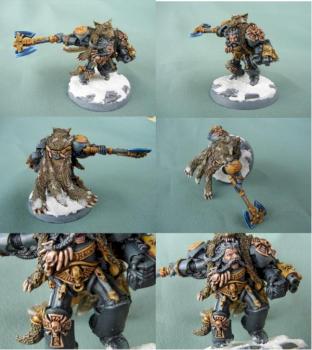 Space Wolf Lord Logan Grimnar by farseer oliver