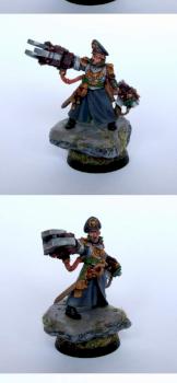 Imperial Guard Commissar Yarric by johnnykangur