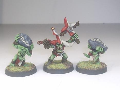 Orc Blood Bowl team score, turn and reroll markers by cornishmikey