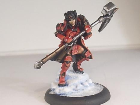Forward Kommander Sorscha Kratikoff, Epic Khador Warcaster character by cornishmikey