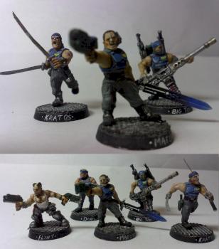 Necromunda gang by sprugly