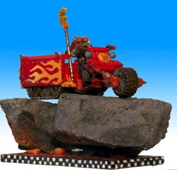 Space Ork Wartrack - HotRod Flame Theme by blauertroll