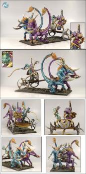 CONVERTED SLAANESH CHARRIOT by midgardmodels