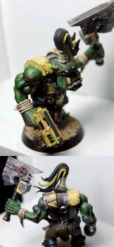 ork nob... white dwarf by mabnkat
