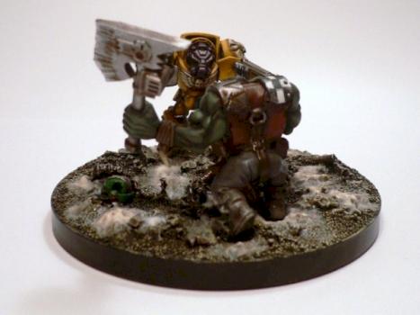 WD 345 Free minis in diorama by Bogen