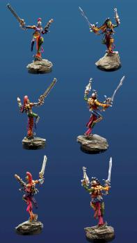 Eldar Harlequins by phael_minis