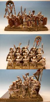 Tomb Kings Skeletons Regiment by Karham