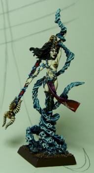 Dark Elf Sorceress by cyphercodicer1983