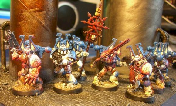 World Eater Chaos Space Marine Trupp by woe2u