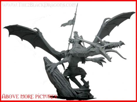 Warhammer fantasy Dunkelelfen Dark elves Drache Dragon by Beowahr