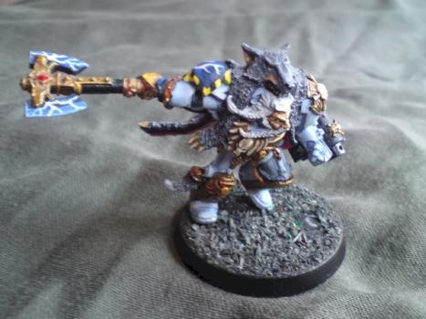 space wolf chapter master logan grimnar by Christiancollett