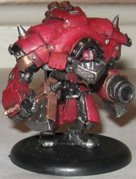 First Painted Miniature - Khador Destroyer by teknolaiz
